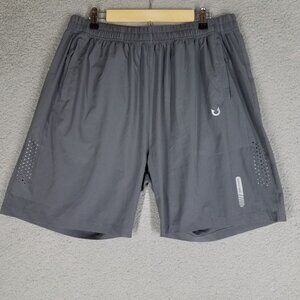 Northyard Shorts Adult 2XL Gray Athletic Running Pull On Training 7" Gym Men's